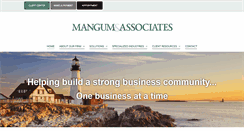 Desktop Screenshot of mangumassociates.com